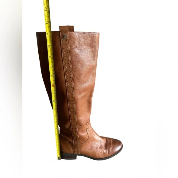 Sam Edelman, brown leather knee-high boots size 7 - Picture 9 of 16